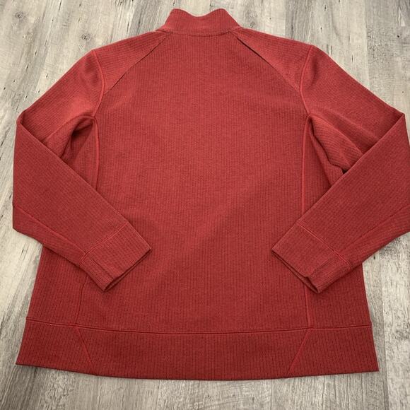 Alaskan Hardgear Pullover Mens Large Red 1/4 Zip Outdoor Bear Paw Logo Duluth - Picture 5 of 7